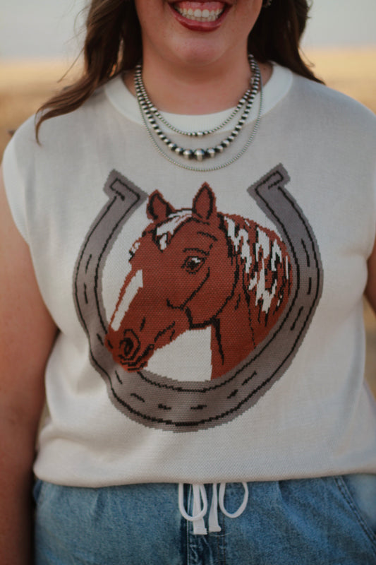 The Lucky Horseshoe Sweater