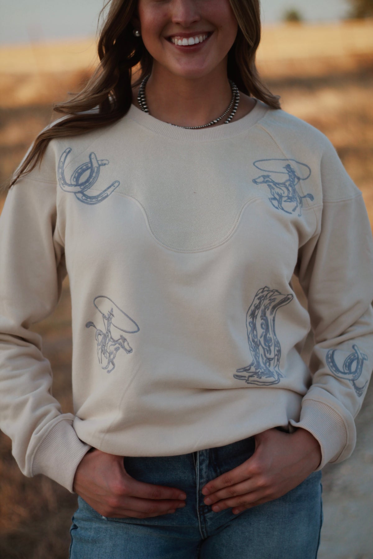 The Rodeo Rose Sweatshirt
