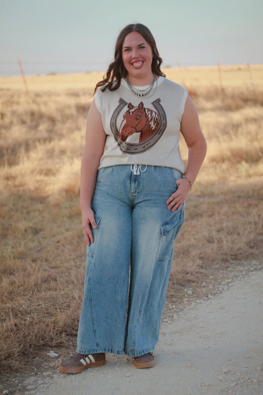 The Lucky Horseshoe Sweater