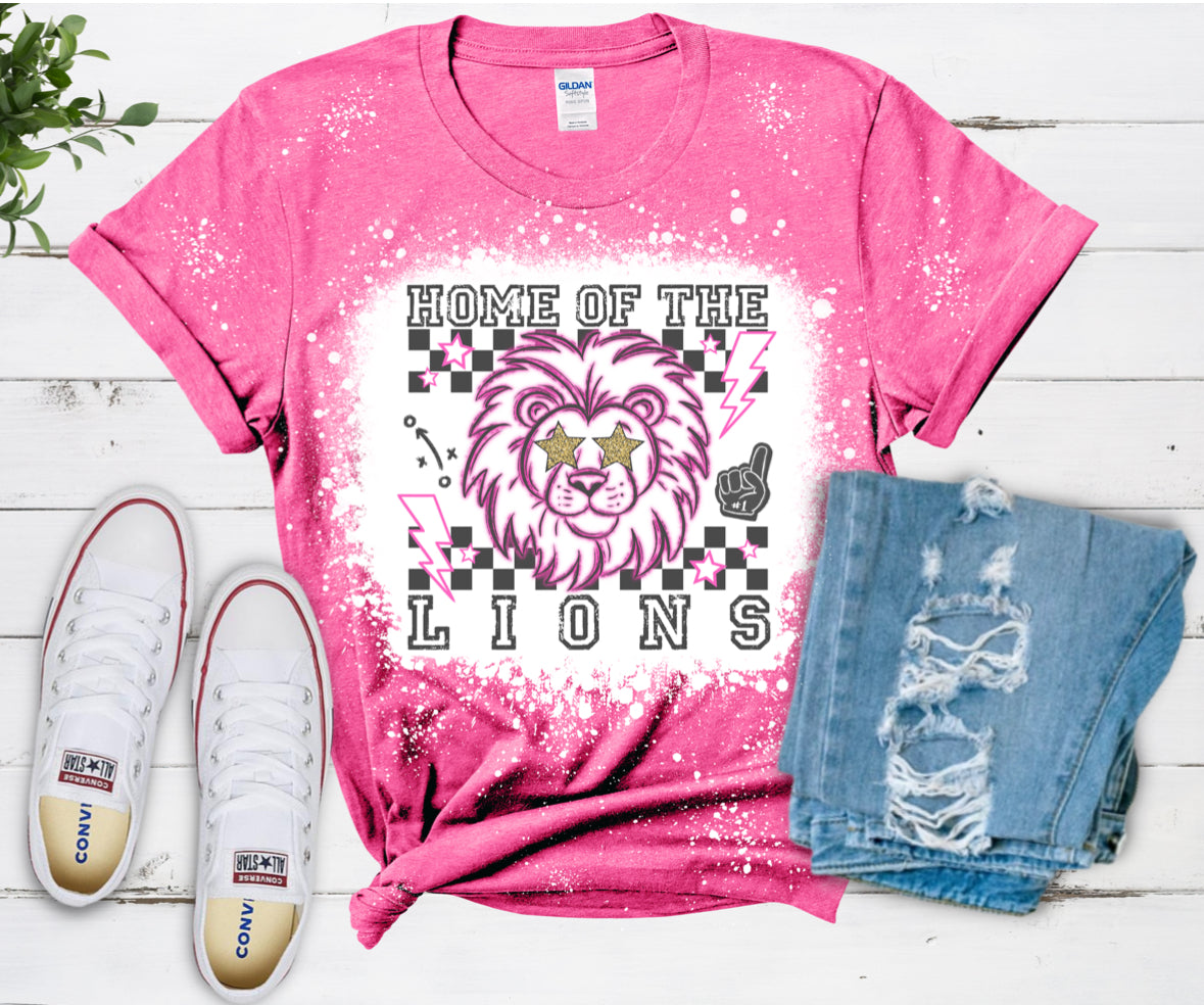 Pink Out Mascot Sublimation School Mascot Tee