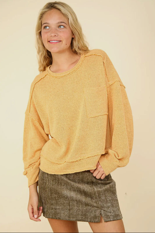 Sunbeam Slouch Knit Top