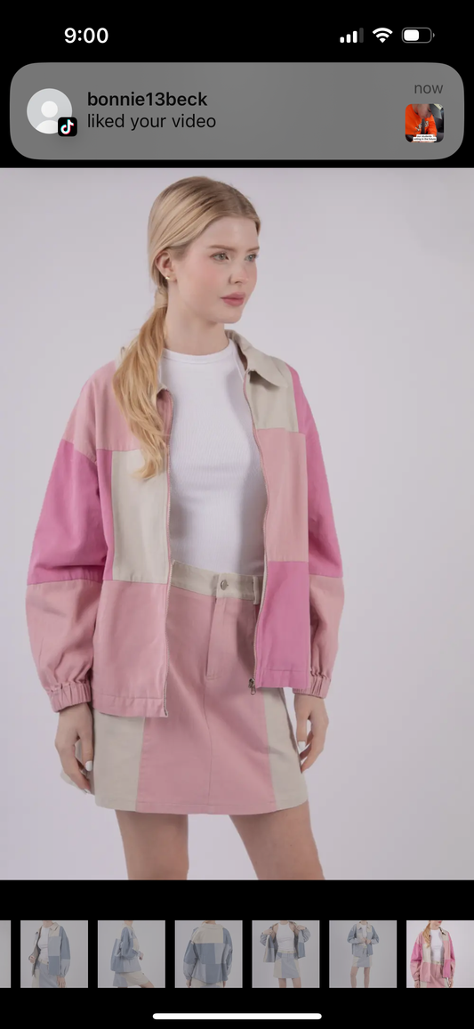 Patchwork Pastel Jacket